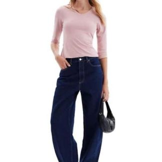 BLUSA CUELLO V MORADO HOLLY LAND