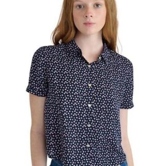 BLUSA ESTAMPADA AZUL MARINO HOLLY LAND