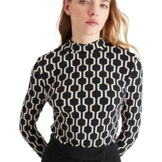 BLUSA ESTAMPADA NEGRO HOLLY LAND