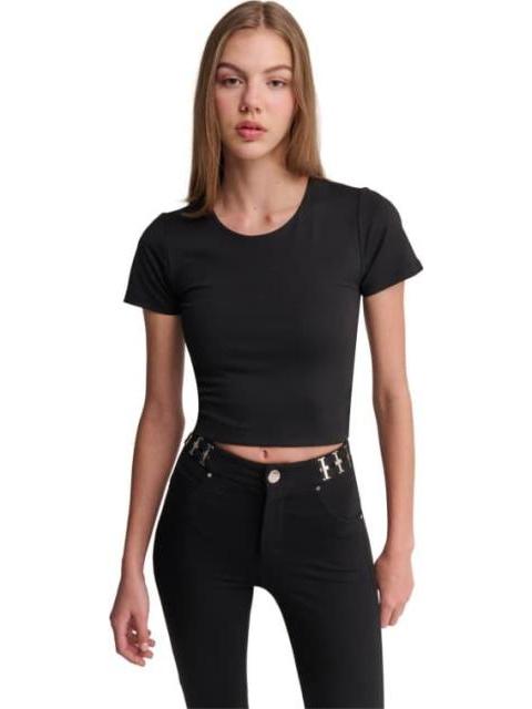 BLUSA MANGA CORTA NEGRO HOLLY LAND