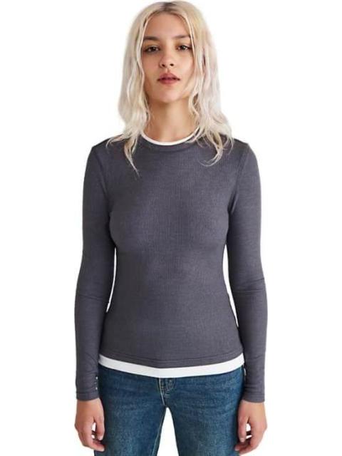 BLUSA MANGA LARGA GRIS HOLLY LAND - Image 3