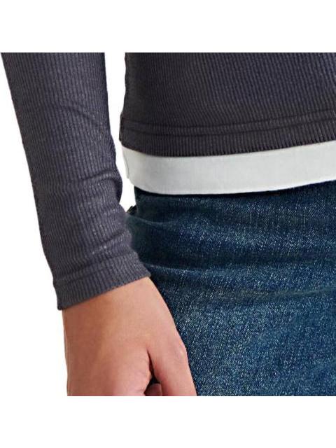 BLUSA MANGA LARGA GRIS HOLLY LAND - Image 6