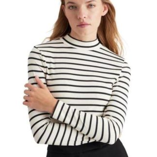 BLUSA RAYAS BEIGE HOLLY LAND