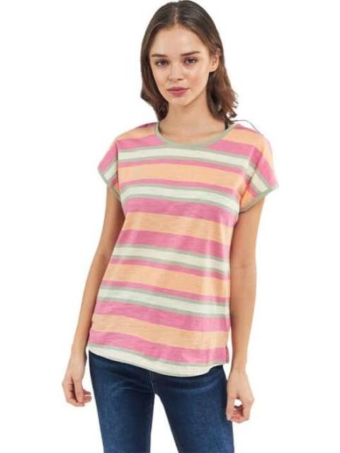BLUSA RAYAS MANGA CORTA MULTICOLOR HOLLY LAND