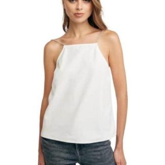 BLUSA TIRANTES CON BRILLOS MARFIL HOLLY LAND