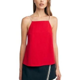 BLUSA TIRANTES CON BRILLOS ROJO HOLLY LAND