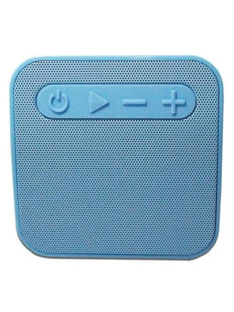 BOCINA INALAMBRICA HIGHLINK COLOR AZUL RADIO FM LECTOR USB LECTOR MICRO SD BATERIA RECARGABLE PORTATIL LIGERA