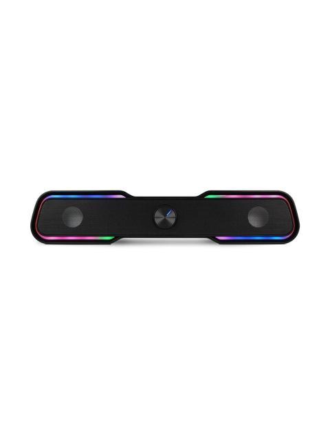 BOCINA VORAGO START THE GAME INLAMBRICO BLUETOOTH 3.5MM USB NEGRO - RGB BSP-350