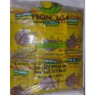 BOLSA BRONCOMIEL CON PRPOLIS (CARAMELOS) 30 SOBRES. 60GR C U BRONCOMIEL