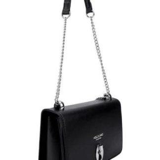 BOLSO CROSSBODY CON BROCHE NEGRO HOLLY LAND