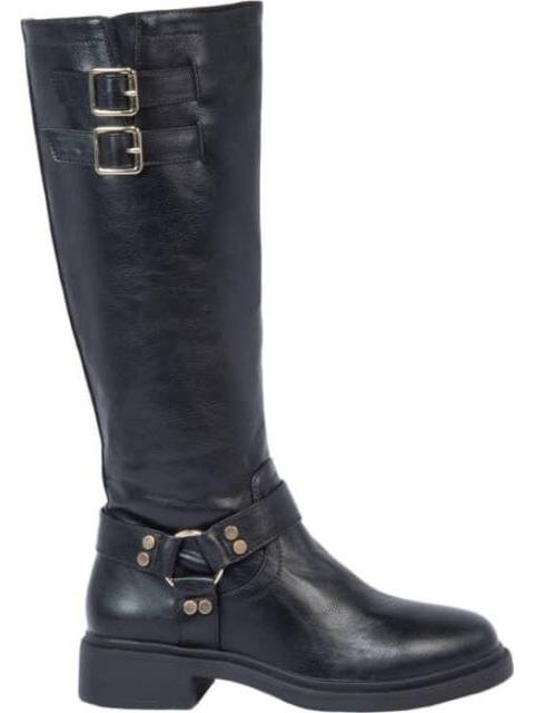 BOTA ALTA CON HEBILLAS NEGRO TIERRA BENDITA