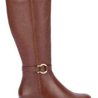 BOTA ALTA DE PIEL COGNAC VIVIS SHOES
