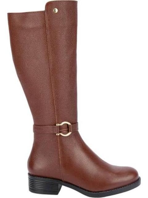 BOTA ALTA DE PIEL COGNAC VIVIS SHOES