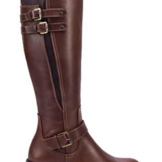 BOTA ALTA DE PIEL COGNAC VIVIS SHOES