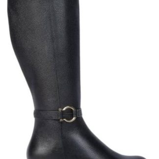 BOTA ALTA DE PIEL NEGRO VIVIS SHOES