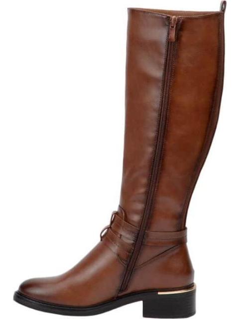 BOTA ALTA HEBILLA METALICA COGNAC GOODYEAR - Image 5