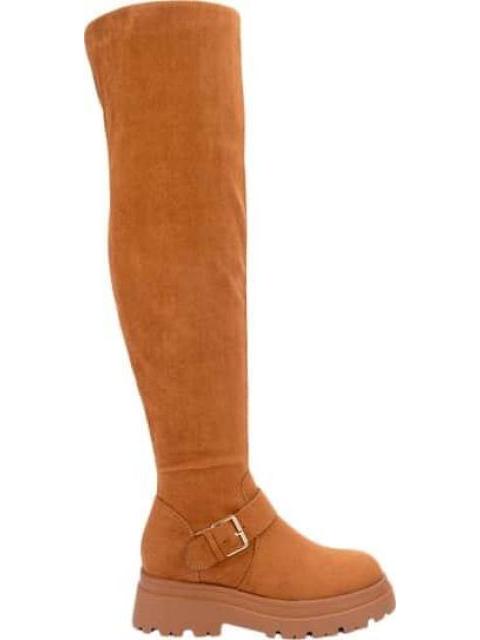 BOTA ALTA SUELA TRACK CAMEL TIERRA BENDITA