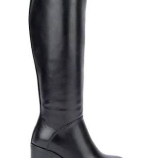 BOTA ALTA TACON CUADRADO NEGRO TIERRA BENDITA