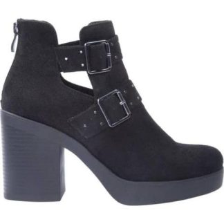 BOTA ANTE CON PLATAFORMA NEGRO TIERRA BENDITA