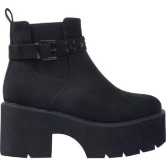 BOTA ANTE CON PLATAFORMA NEGRO TIERRA BENDITA