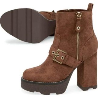 BOTA ANTE PLATAFORMA TRACK COGNAC BELINDA PEREGRIN