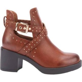 BOTA CASUAL CON ESTOPEROLES COGNAC TIERRA BENDITA