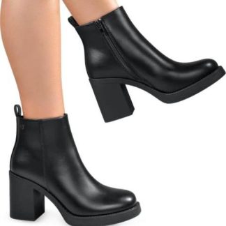 BOTA CASUAL TACON ALTO NEGRO SAO PAULO