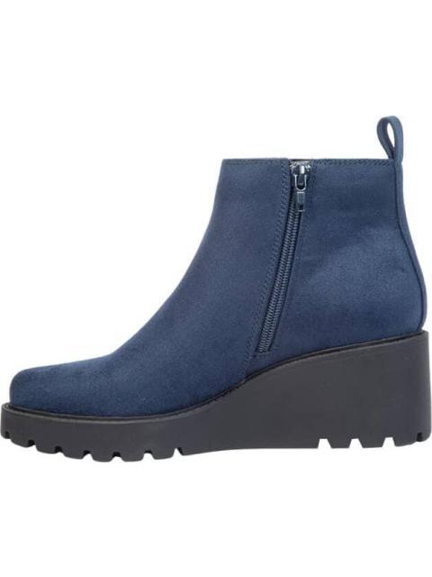 BOTA CASUAL TACON CUÑA AZUL MARINO VI LINE - Image 5