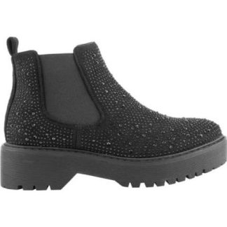 BOTA CHELSEA CON PEDRERIA NEGRO BELINDA PEREGRIN
