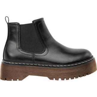BOTA CHELSEA CON PLATAFORMA NEGRO GOODYEAR