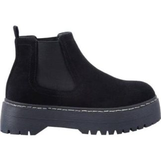 BOTA CHELSEA CON PLATAFORMA NEGRO GOODYEAR