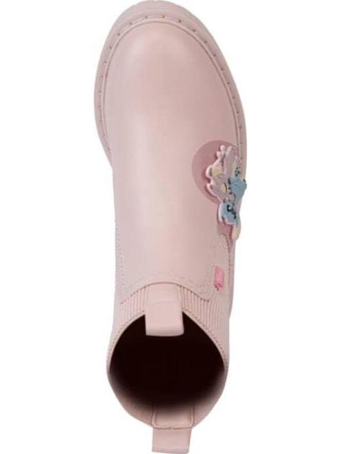 BOTA CHELSEA PU CON ELASTICO Y PLASTISOL ROSA STITCH - Image 3