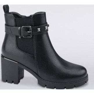 BOTA CHELSEA SUELA TRACK NEGRO TIERRA BENDITA