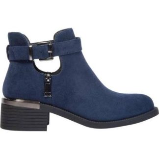 BOTA CON ABERTURA SUELA TRACK AZUL MARINO TIERRA BENDITA