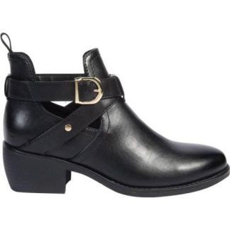 BOTA CON ABERTURA TACON BAJO NEGRO TIERRA BENDITA