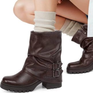 BOTA CON HEBILLAS CAFE GOODYEAR