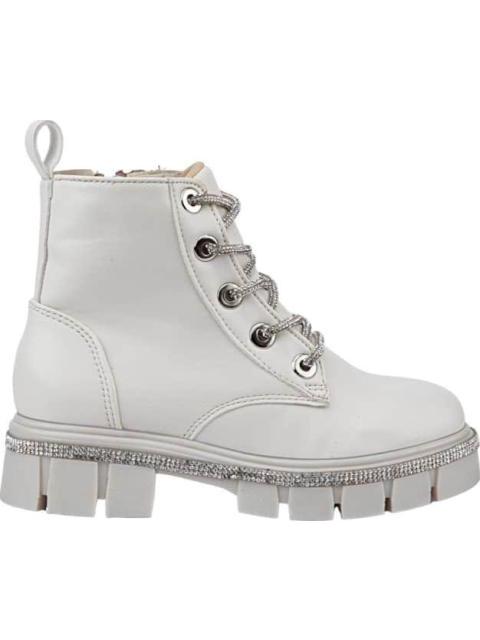 BOTA CON PEDRERIA BEIGE/HUESO VIVIS SHOES KIDS