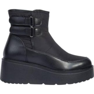 BOTA CON PLATAFORMA NEGRO VI LINE