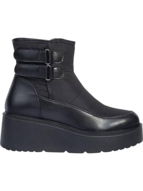 BOTA CON PLATAFORMA NEGRO VI LINE
