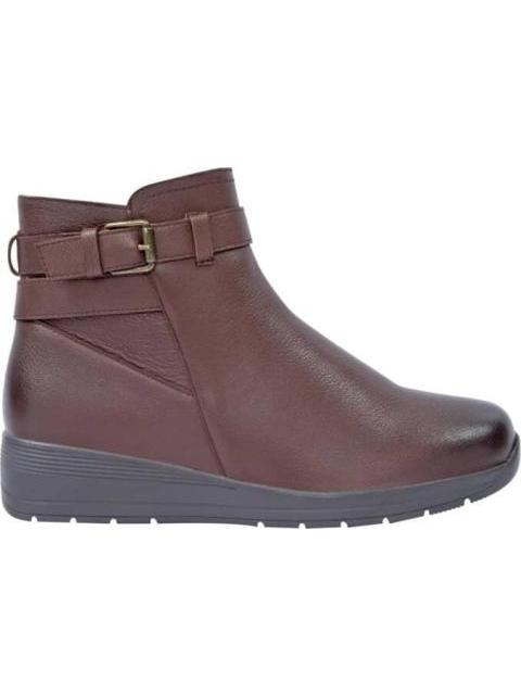BOTA CONFORT DE PIEL CAFE SCHATZ COMFORT FLEX