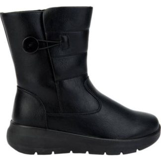 BOTA CONFORT DETALLE BOTON NEGRO SHOSH