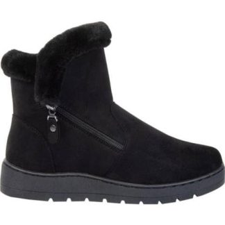 BOTA CONFORT FORRO PELUCHE NEGRO SHOSH