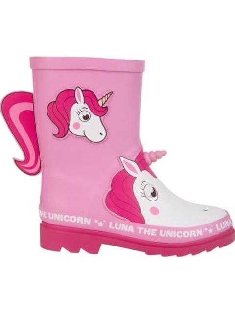 BOTA DE LLUVIA UNICORNIO ROSA VIVIS SHOES KIDS