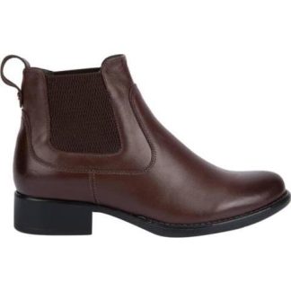 BOTA DE PIEL CAFE CALZADO PAZSTOR