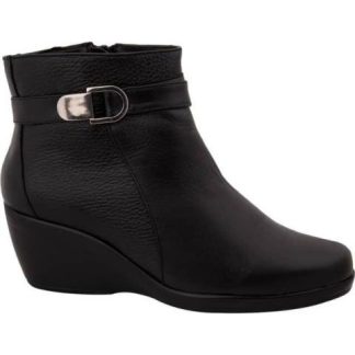 BOTA DE PIEL NEGRO SHOSH CONFORT