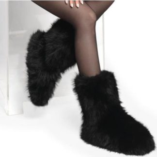 BOTA DE PISO PELUCHE NEGRO BELINDA PEREGRIN