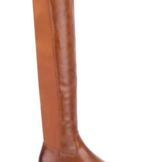 BOTA EXTRALARGA STRETCH COGNAC TIERRA BENDITA
