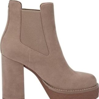 BOTA GAMUZA CON ELASTICO TAUPE BELINDA PEREGRIN