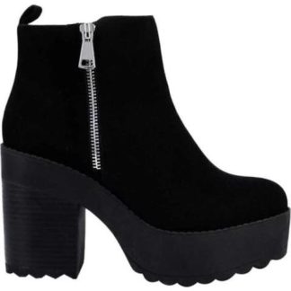 BOTA GAMUZA SUELA TRACK NEGRO TIERRA BENDITA