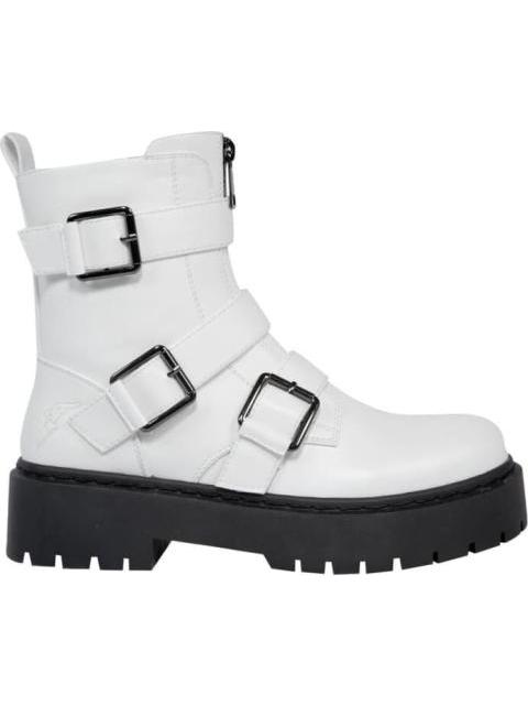 BOTA HEBILLAS SUELA TRACK BLANCO GOODYEAR